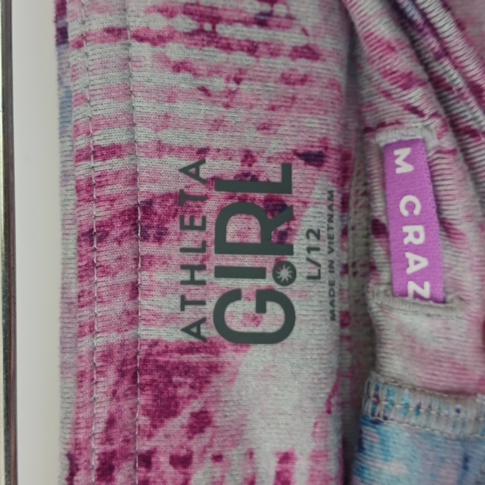 athleta girl multi color size L 12 .leggings - Picture 4 of 7